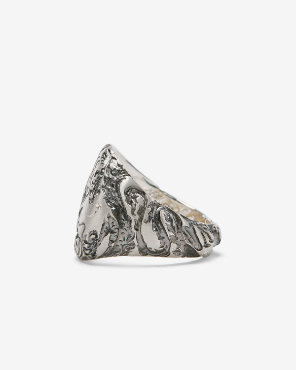 Castro - 2 Dragon Silver Ring - (Silver)
