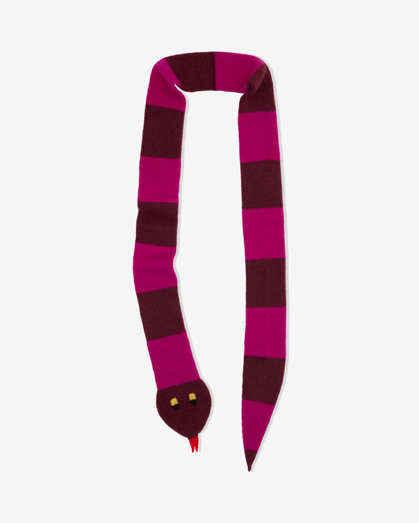 Walter Van Beirendonck - Men's Snake Scarf - (Purple/Pink)