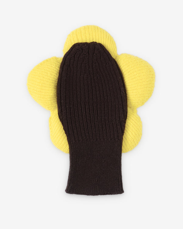 Walter Van Beirendonck - Men's Flower Balaclava - (Black/Yellow/Pink)