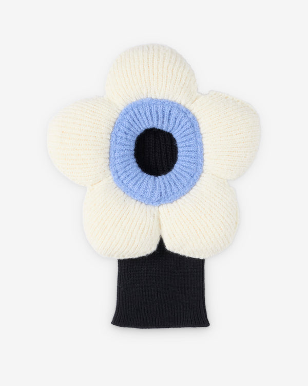 Walter Van Beirendonck - Men's Flower Balaclava - (Black/White/Blue)