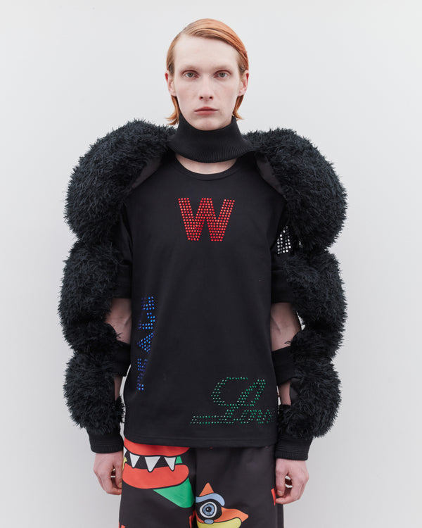 Walter Van Beirendonck - DSM Exclusive Men's Body Building Top -  (Black)