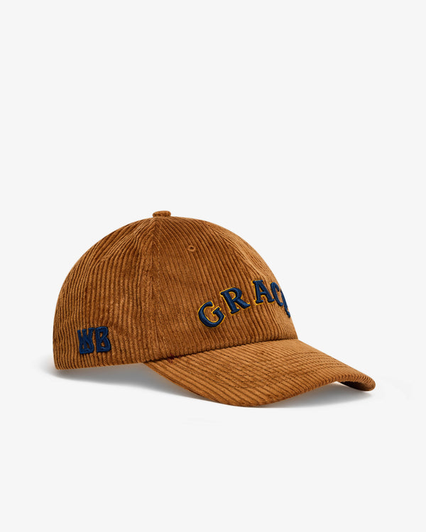 Wales Bonner - Men’s Grace Corduroy Cap - (Brown)