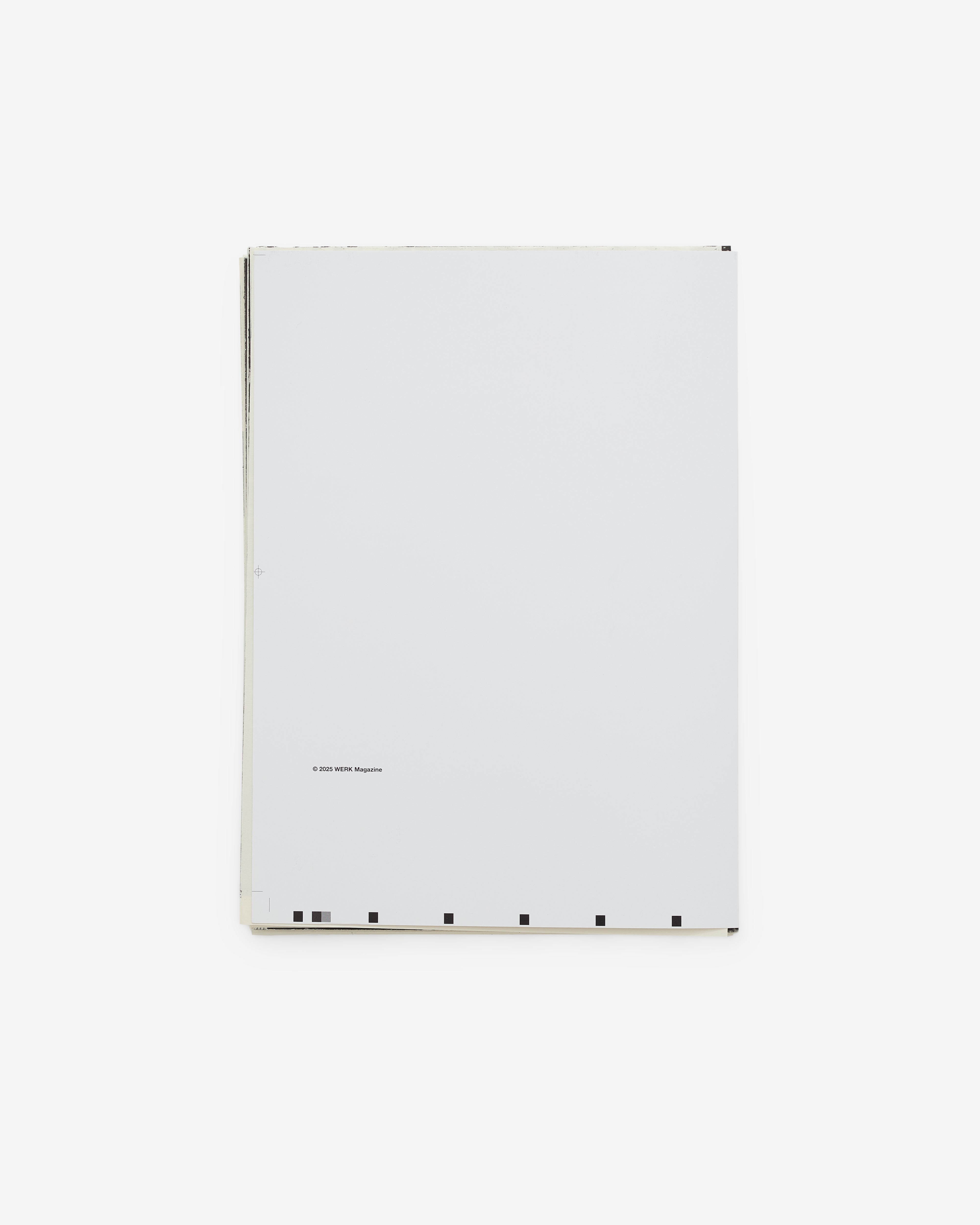 Werk Magazine: No.35 (Unfinished Work) | DSML E-SHOP