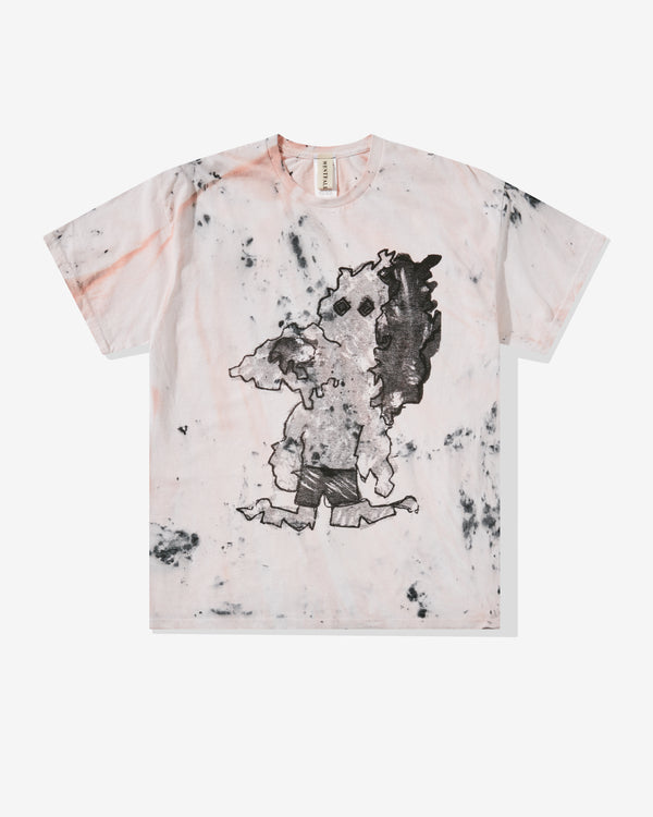 Westfall - Men's Abstract Snoppy T-Shirt - (Dirty Pink)