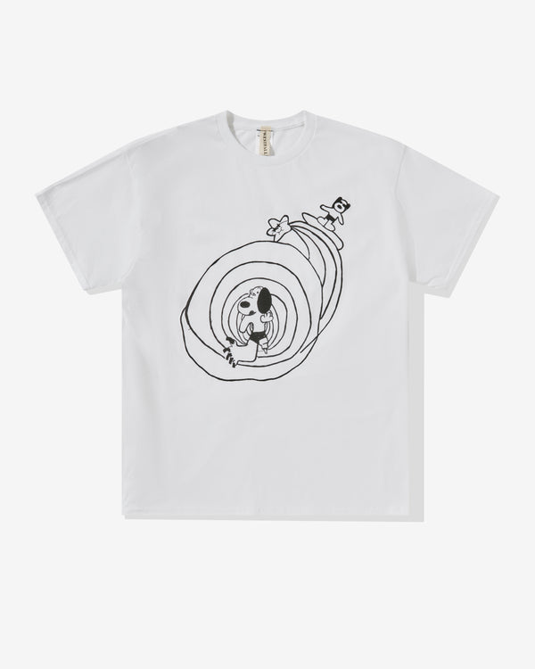 Westfall - Men's Spiral Snoppy T-Shirt - (White)