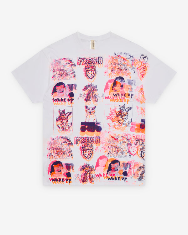 Westfall - Men's Patches T-Shirt - (White)