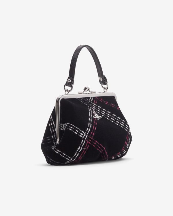 Vivienne Westwood - Women's Granny Frame Purse - (Black Check)