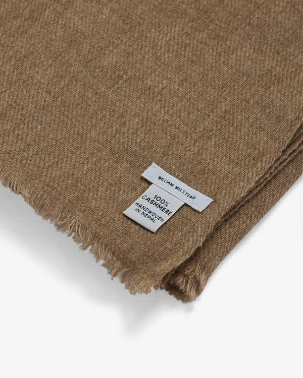 William Welstead - Cashmere Scarf - (Undyed)