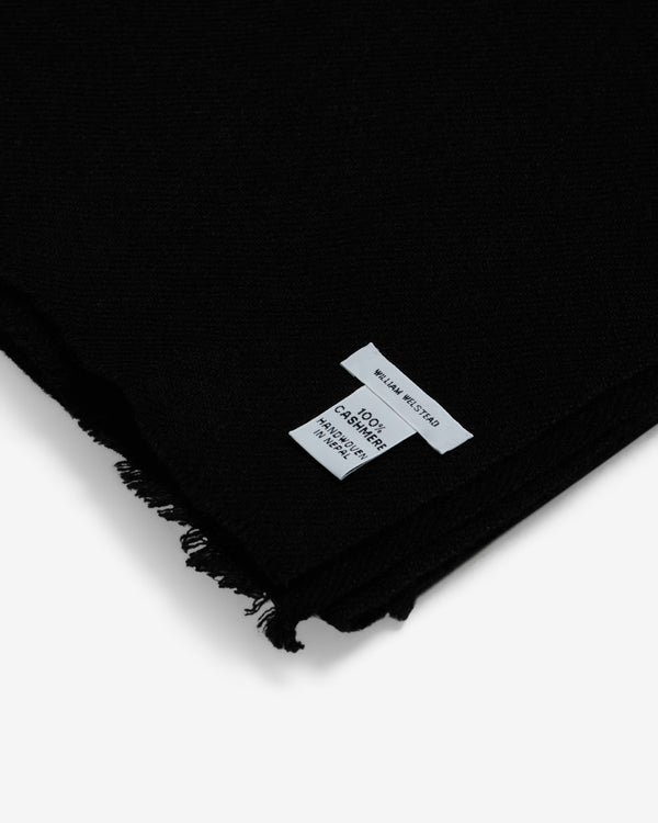 William Welstead - Cashmere Scarf - (Black)