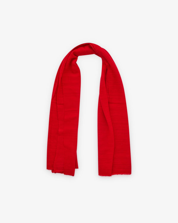 William Welstead - Cashmere Scarf - (Annapurna Crimson)