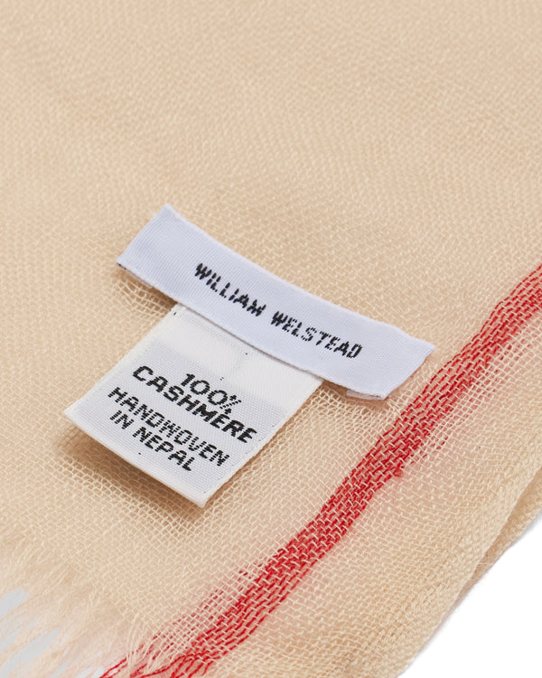 William Welstead - Kanchenjunga Scarf - (Cream)