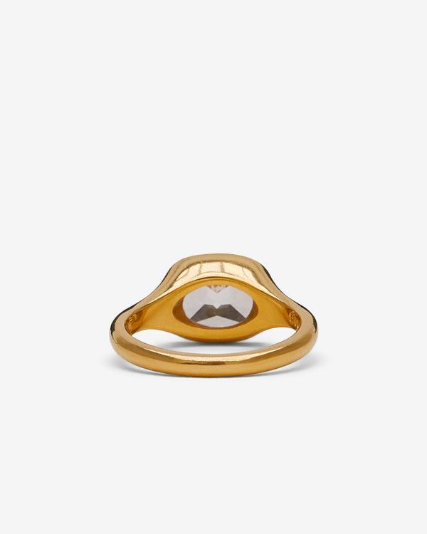 William Welstead - Cushion Diamond Signet Ring - (Yellow Gold)