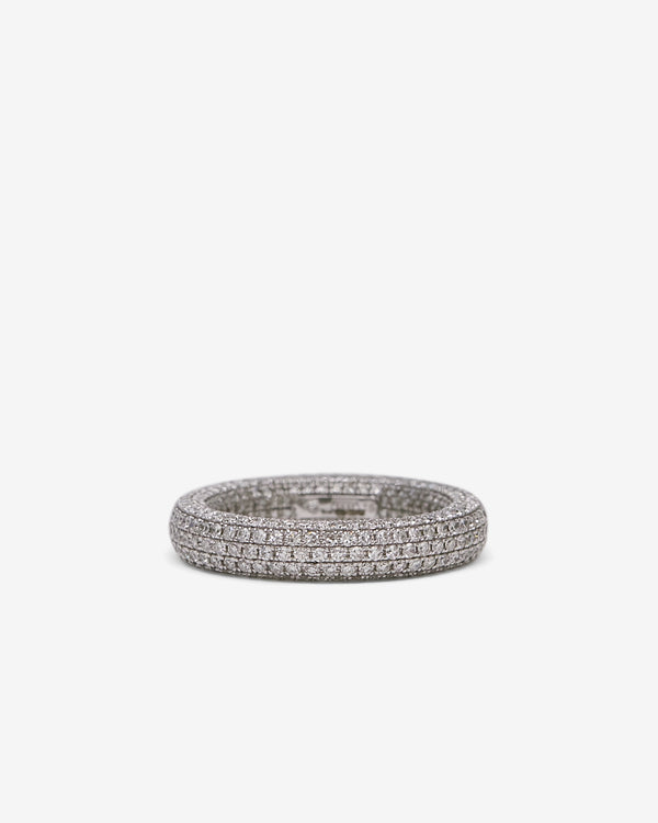 Shay - Diamond Inside & Out Eternity Band - (White Gold)