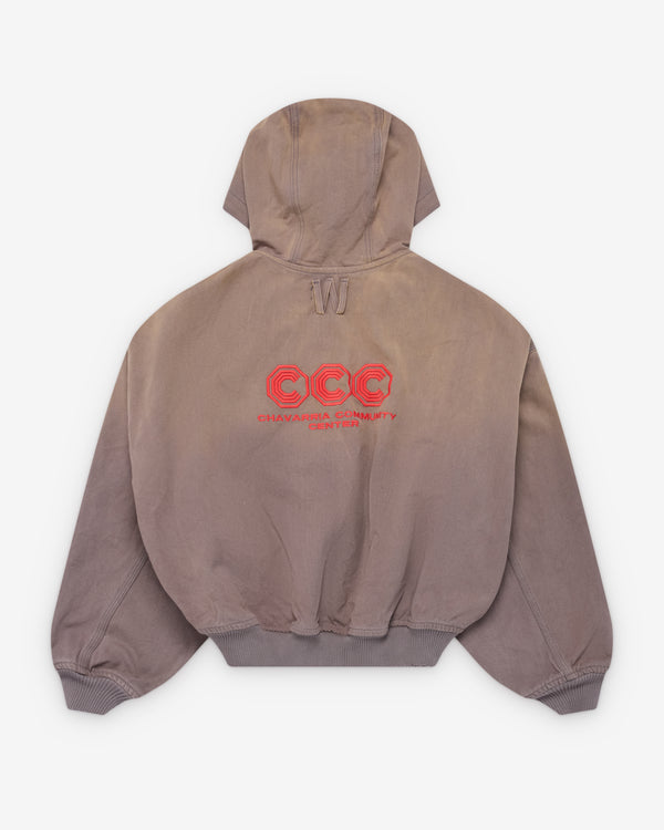 Willy Chavarria - Men's Juggernaut Hoodie - (Concrete)