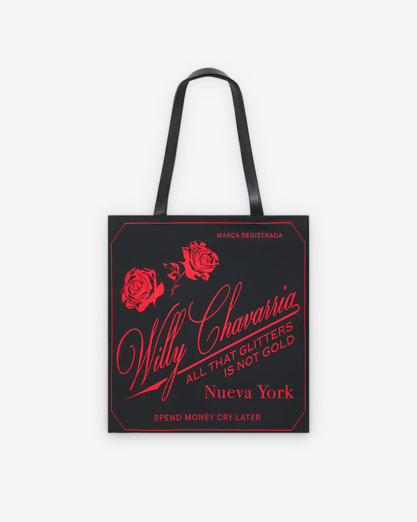 Willy Chavarria -  Casa De Chavarria Tote Bag - (Black/Red)