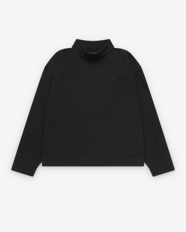 Willy Chavarria - Men's Turtleneck T-Shirt - (Black)