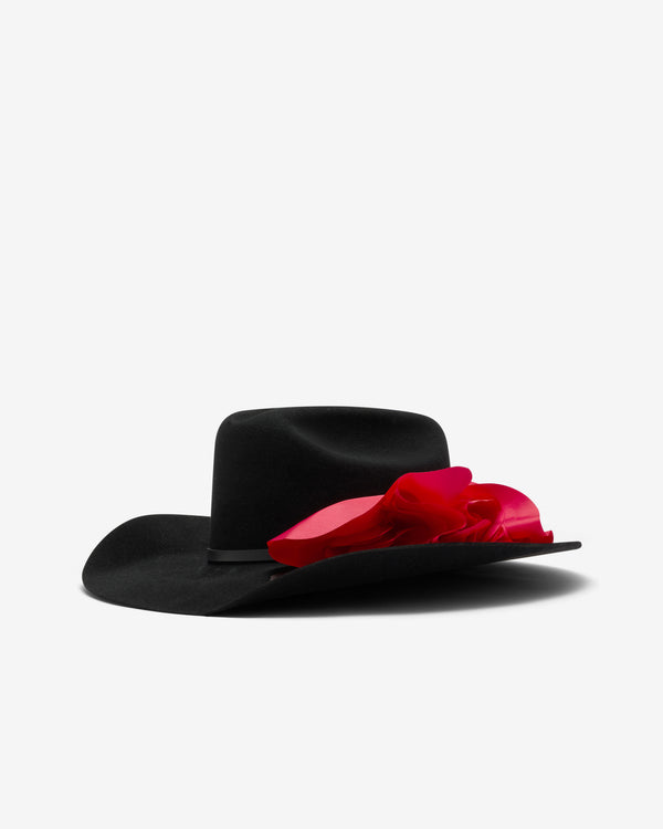 Willy Chavarria - Men's Flower Hat - (Black)