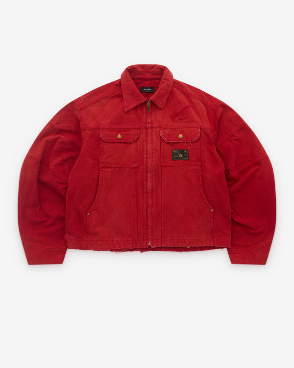 Willy Chavarria - Men's Stockton Work Jacket - (Red)