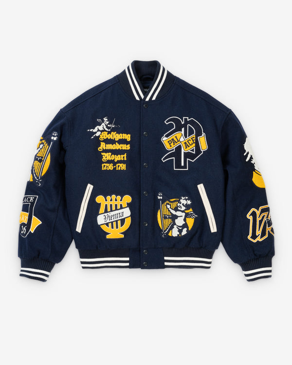 Palace - Men's Wolfgang Varsity Jacket - (Navy)