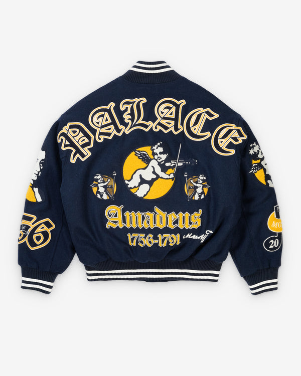 Palace - Men's Wolfgang Varsity Jacket - (Navy)