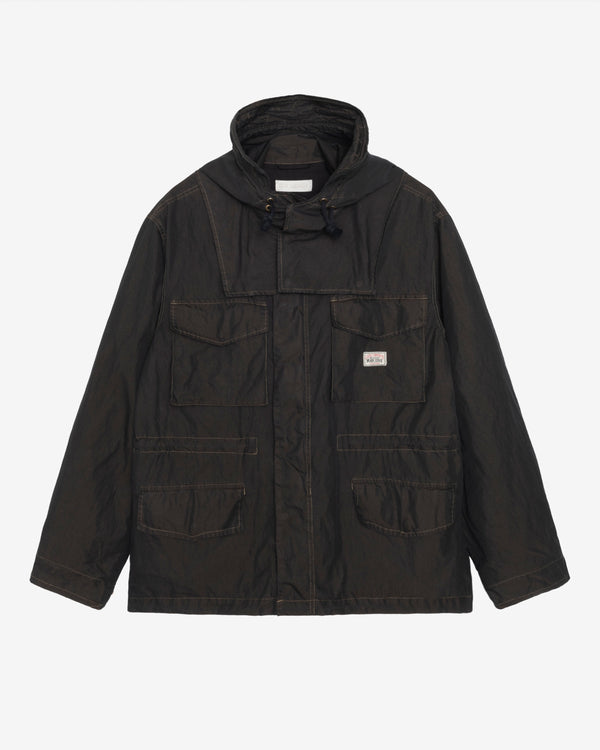 Stussy - Men's Our Legacy Work Shop Raglan Car Coat - (Soot Black Solaro)