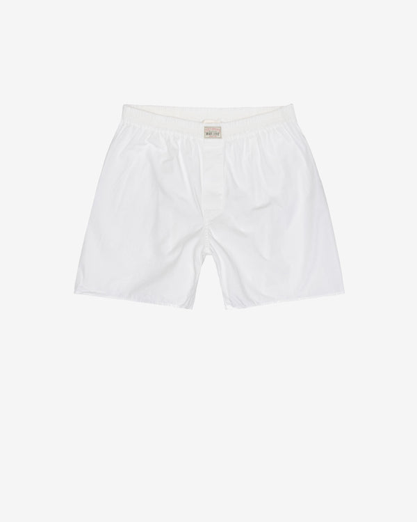 Stussy - Men's Our Legacy Work Shop Boxer Short - (White Poplin)