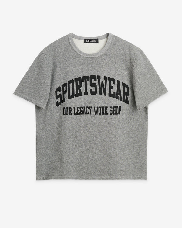 Our Legacy WORKSHOP - Men's Heavy Sports Tee - (Grey Mélange)