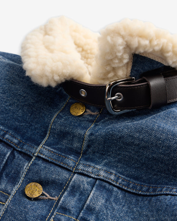 Sacai - Women's Levi's Sherpa Jacket - (Washed Indigo)