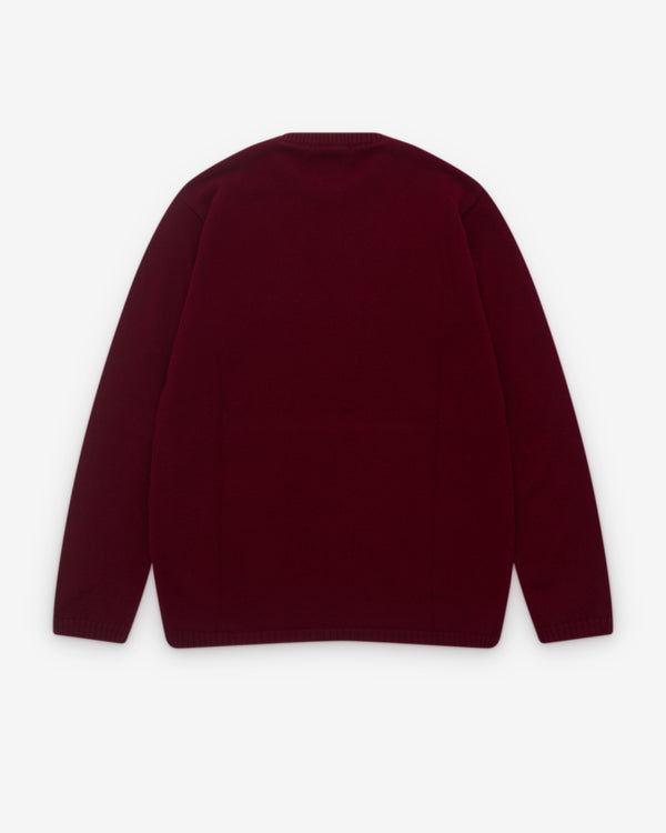 Walter Van Beirendonck - Men’s Why Be Blue Knit - (Burgundy)