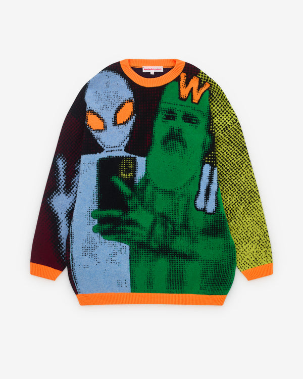 Walter Van Beirendonck - Men’s We Come In Peace Knit - (Multi)