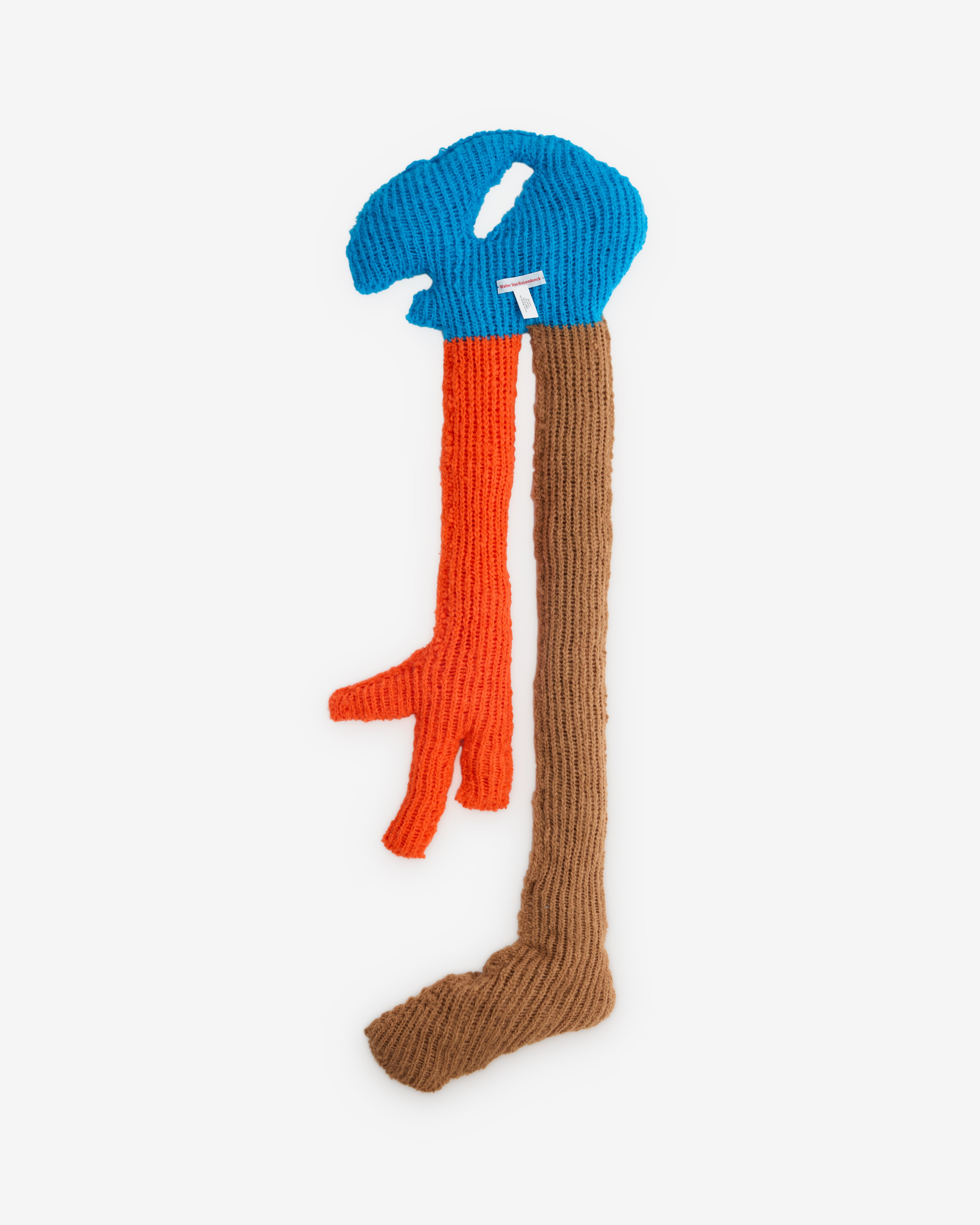 Walter Van Beirendonck: Men's Alien Knitted Scarf (Multi) | DSML E