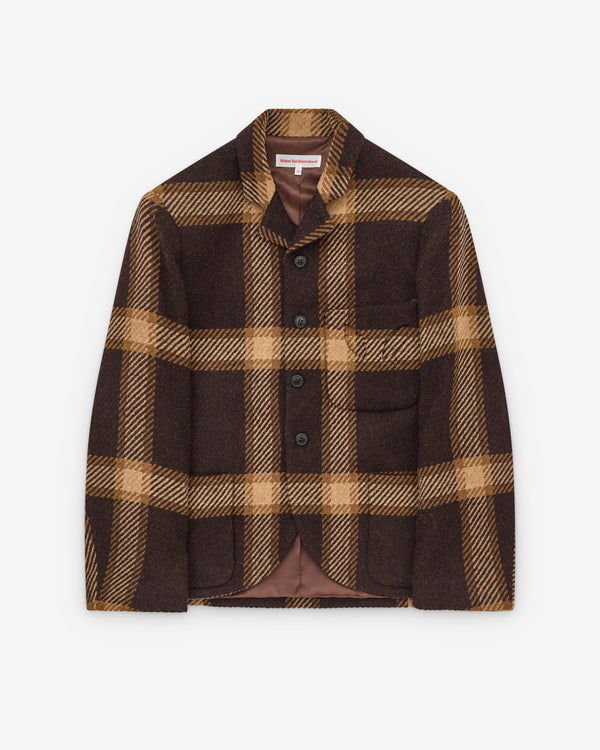 Walter Van Beirendonck - Men’s Boxy Blazer - (Brown Check)
