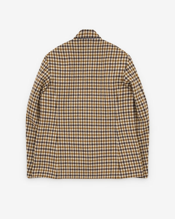 Walter Van Beirendonck - Men’s Boxy Blazer - (Cream Check)