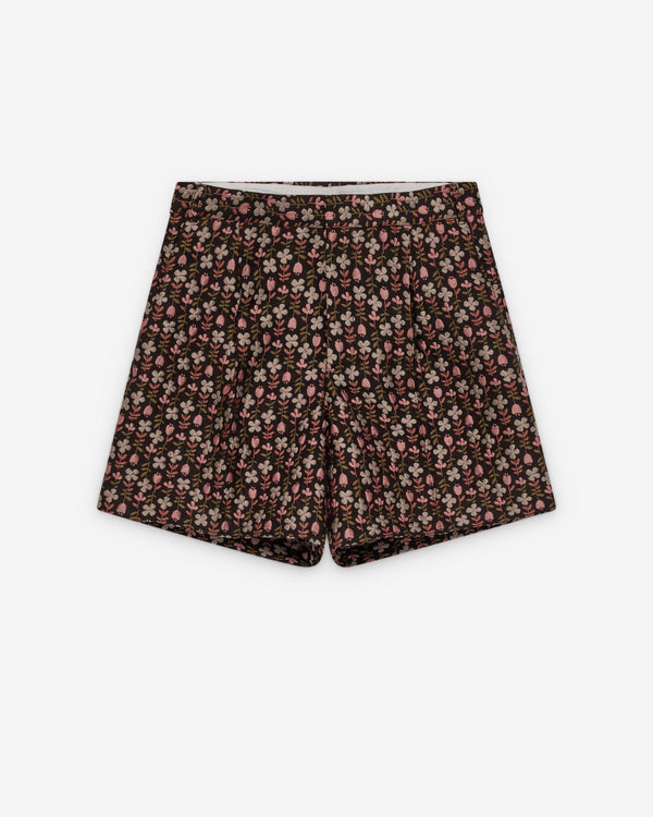 Walter Van Beirendonck - Men's Star Shorts - (Black/Floral)