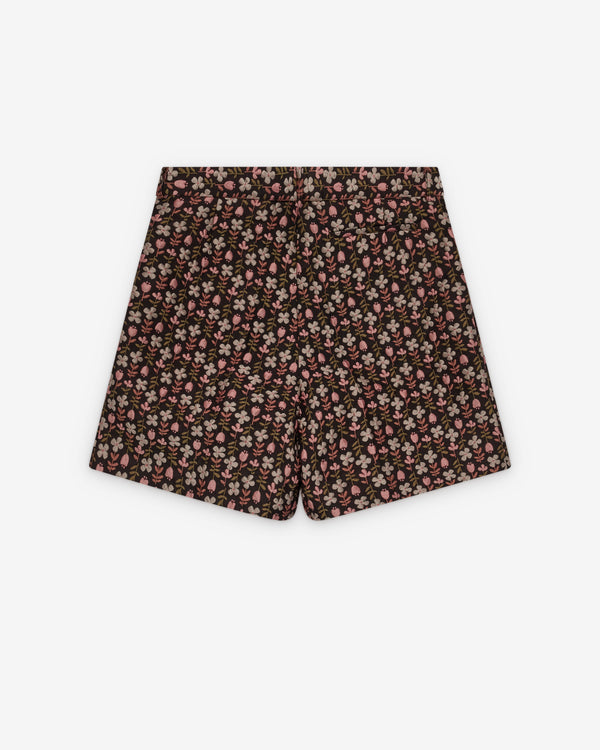Walter Van Beirendonck - Men's Star Shorts - (Black/Floral)