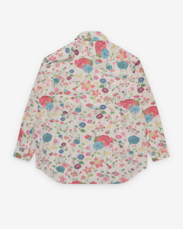 Walter Van Beirendonck - Men's Maxi Shirt - (Floral Print)