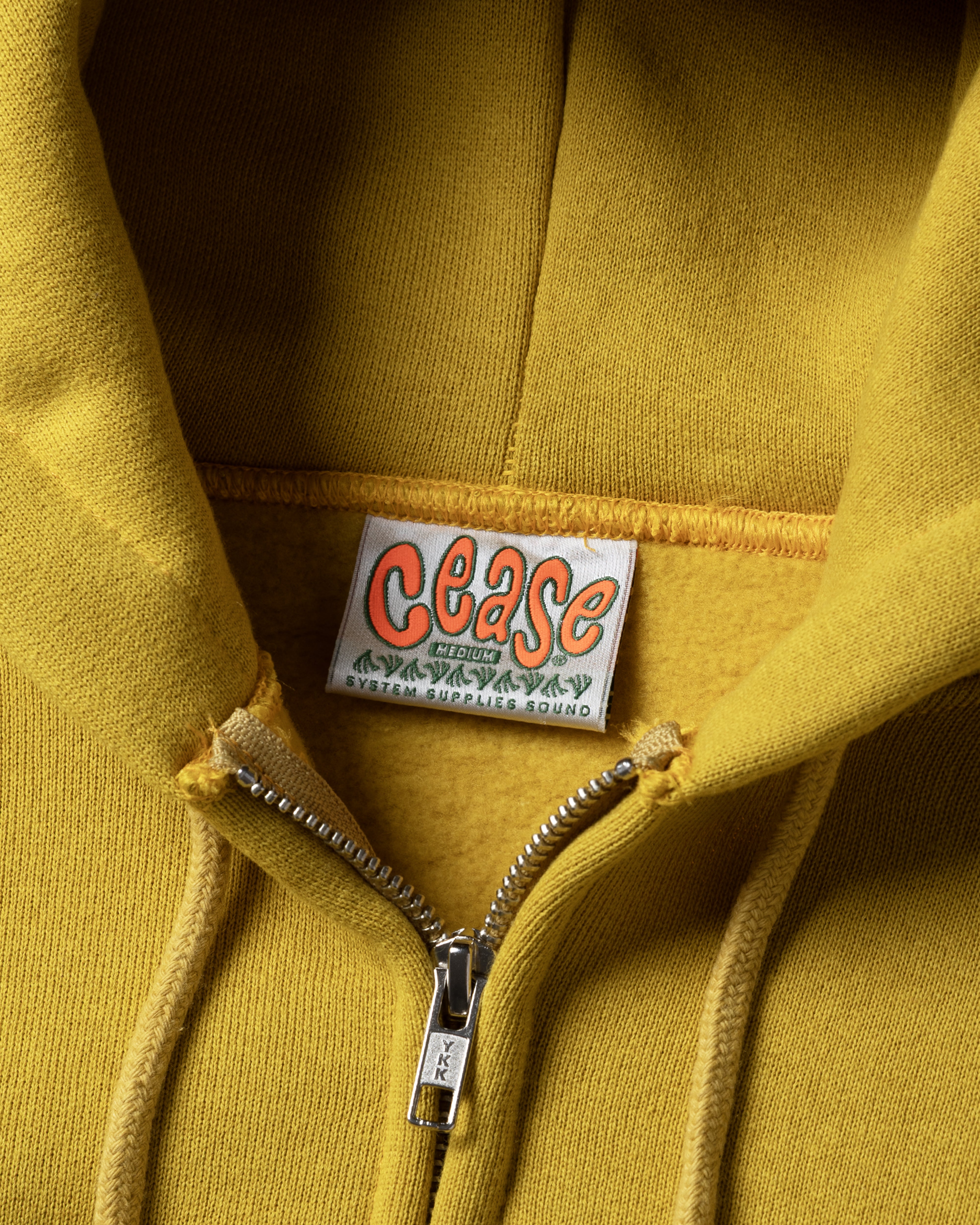 Cease: Men's Standard Zip Hoodie (Piccalilly) | Dover Street