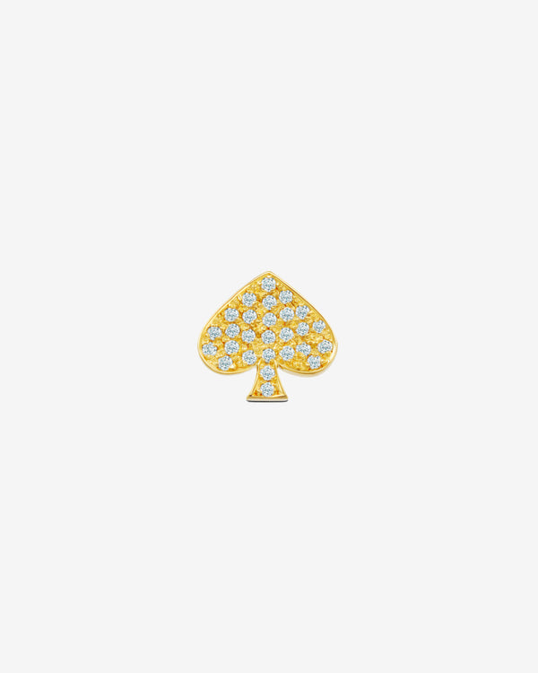 Bijou De M - Spade Earring - Yellow Gold