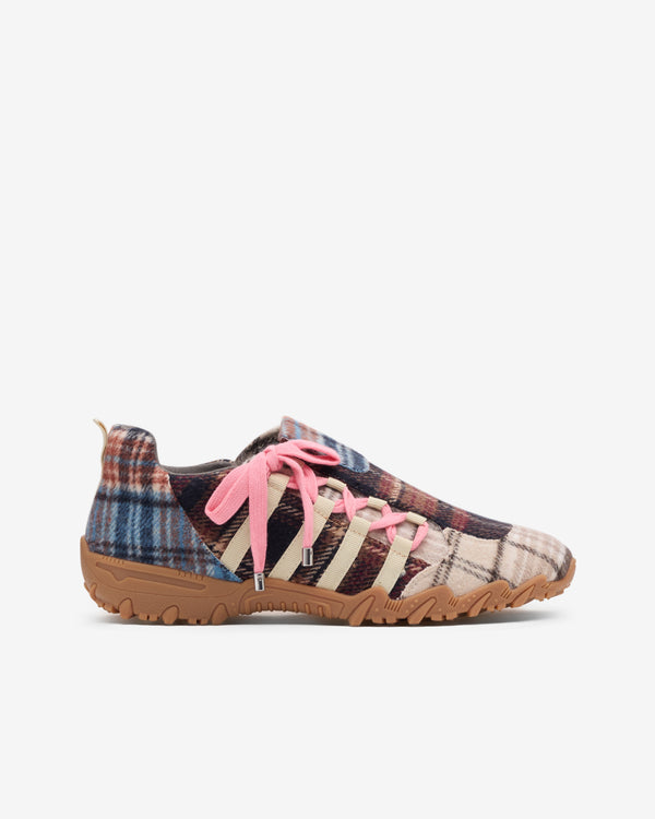 Yusho Kobiyashi - Women's Double Bow Slip On Sneaker - (Check)