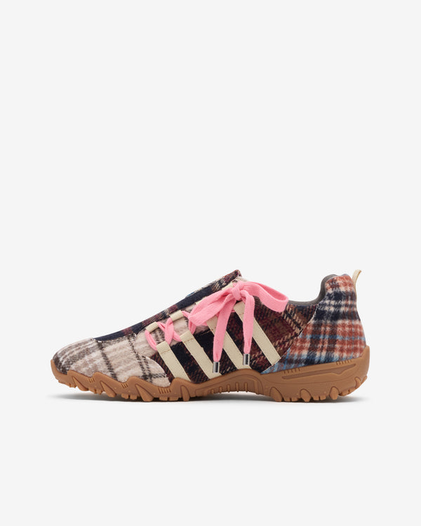 Yusho Kobiyashi - Women's Double Bow Slip On Sneaker - (Check)