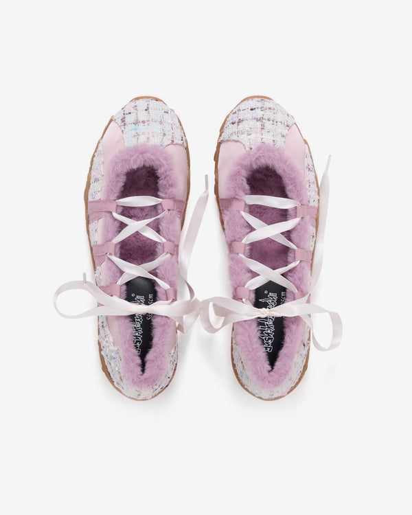 Yusho Kobiyashi - Women's Turn Lace Ballerina Sneaker - (Pink Tweed)