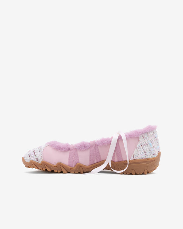 Yusho Kobiyashi - Women's Turn Lace Ballerina Sneaker - (Pink Tweed)