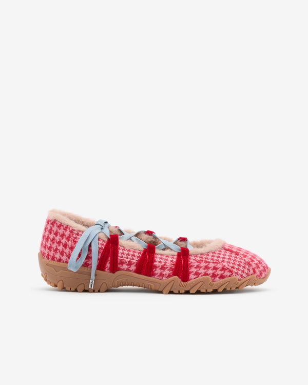 Yusho Kobiyashi - Women's Turn Lace Ballerina Sneaker - (Red Check)