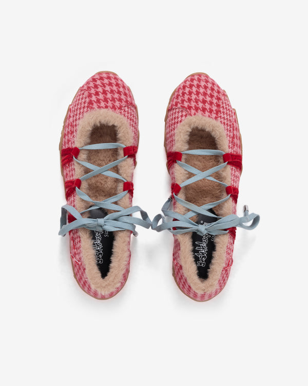 Yusho Kobiyashi - Women's Turn Lace Ballerina Sneaker - (Red Check)