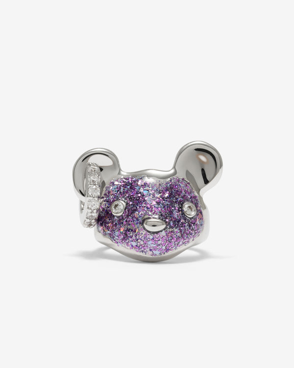 Yvmin - Sparkle Resin Ugly Bear Ring - (Purple)