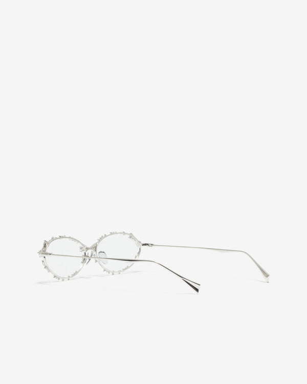 Yvmin - Gemstone Patch Up Glasses - (Silver)