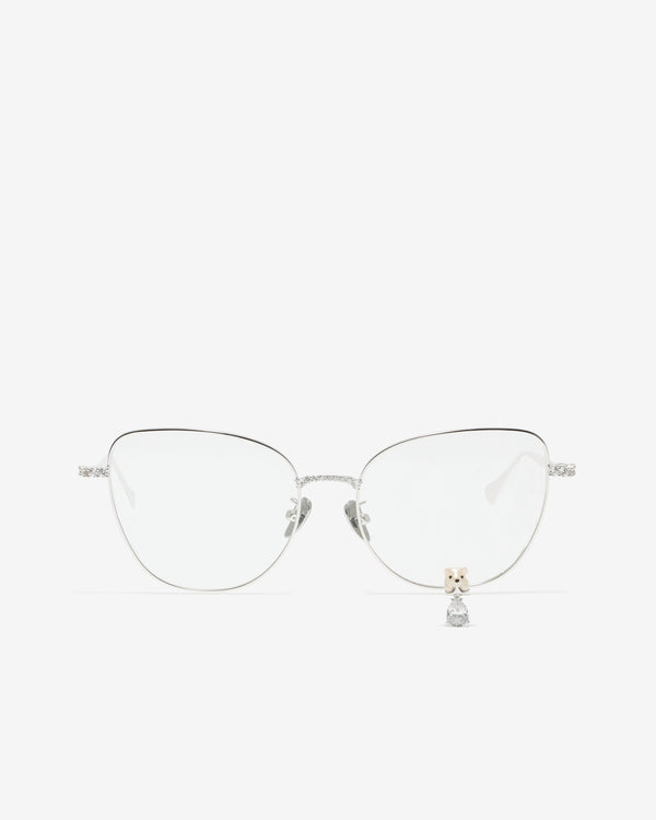Yvmin - Bear Charm Glasses - (Silver)