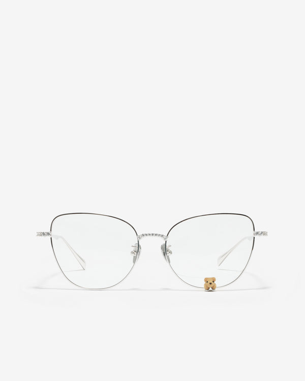 Yvmin - Bear Charm Glasses - (Silver)