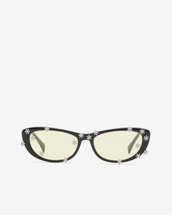 Yvmin - Women's Flower Sunglasses - (Yellow/Black)