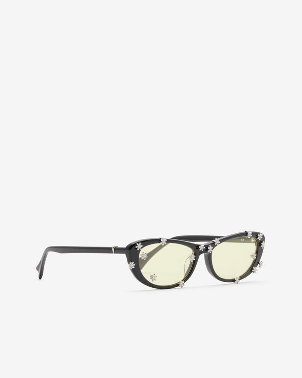 Yvmin - Women's Flower Sunglasses - (Yellow/Black)